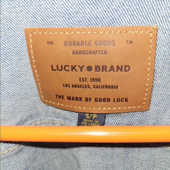Lucky Brand faded denim jacket - Picture 4 of 7